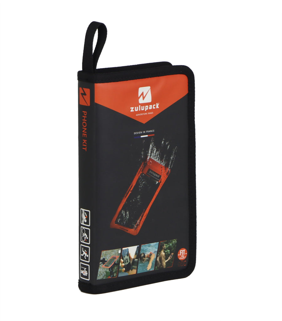 Zulupack Phone Kit – Vandtæt mobilsæt med RCT-beslag – Fluororange