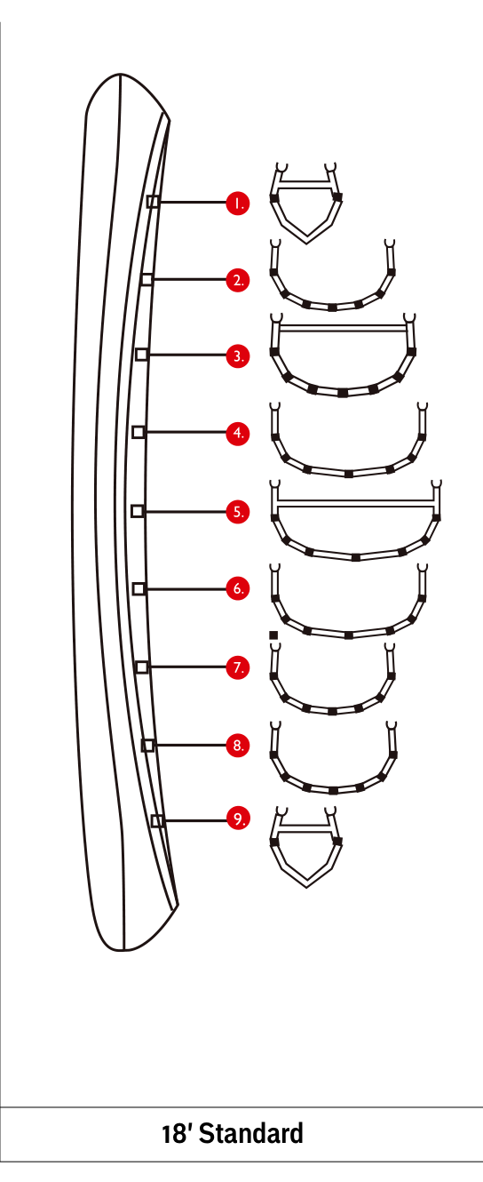 Ally 6-CrossRib TopBar 18,5 Aluminium