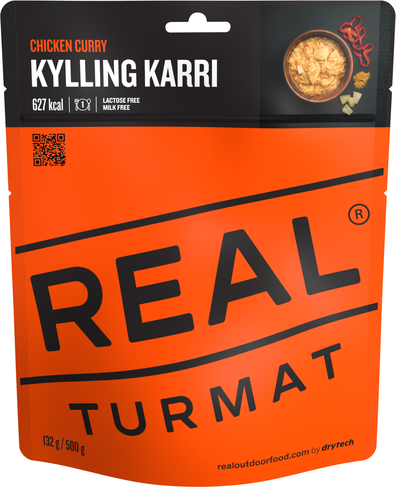 Real Turmat Kylling Kurry – forside