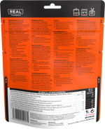 Real Turmat Pulled Pork med Ris – bagside