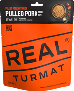 Real Turmat Pulled Pork med Ris – forside