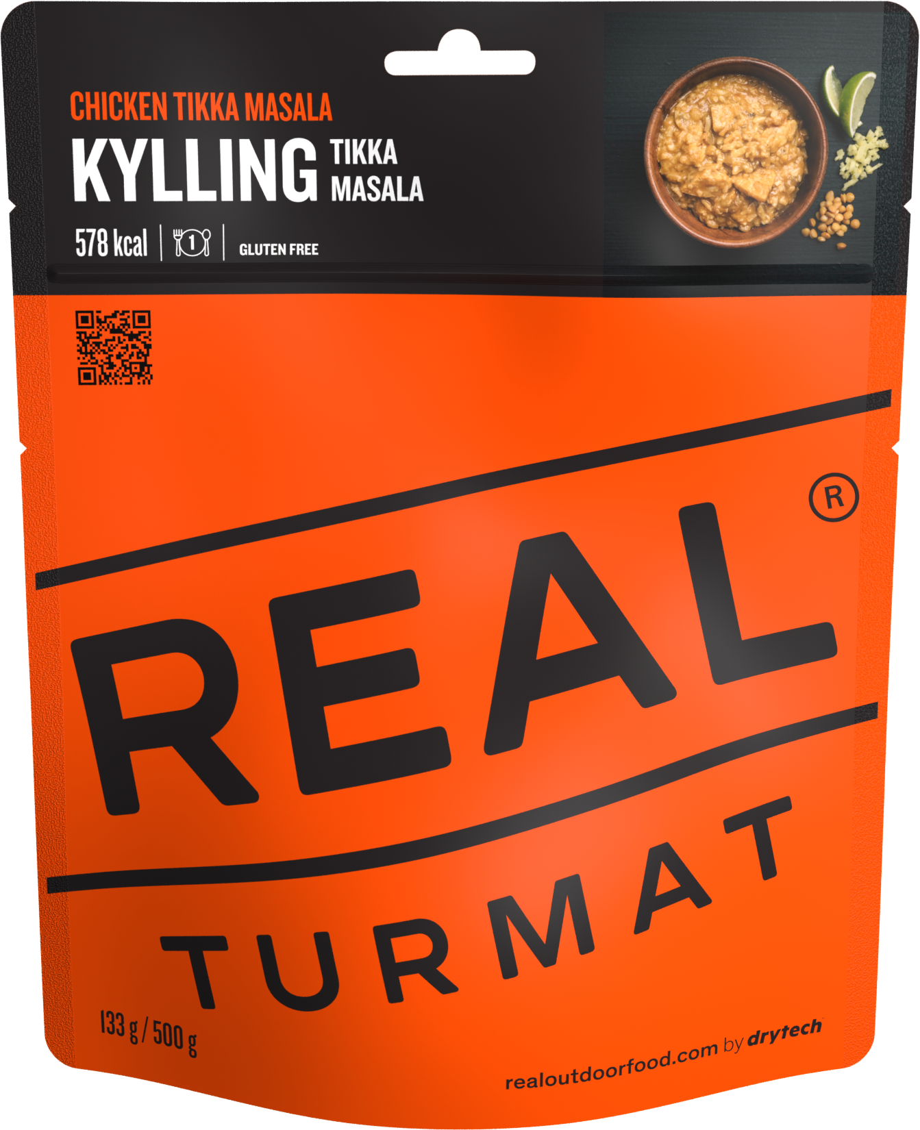 Real Turmat Kylling Tikka Masala – forside
