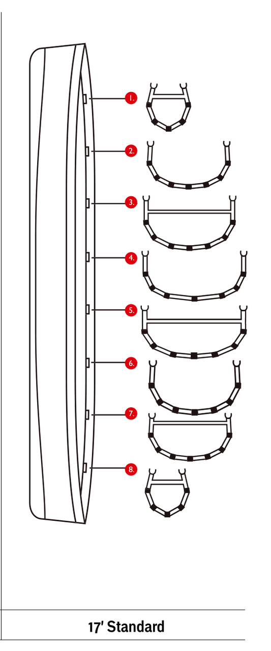 Ally 4-CrossRib TopBar 15,5/17/18,5 Aluminium