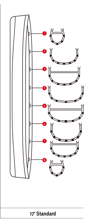 Ally 3-CrossRib TopBar 15,5/17/18,5 Aluminium