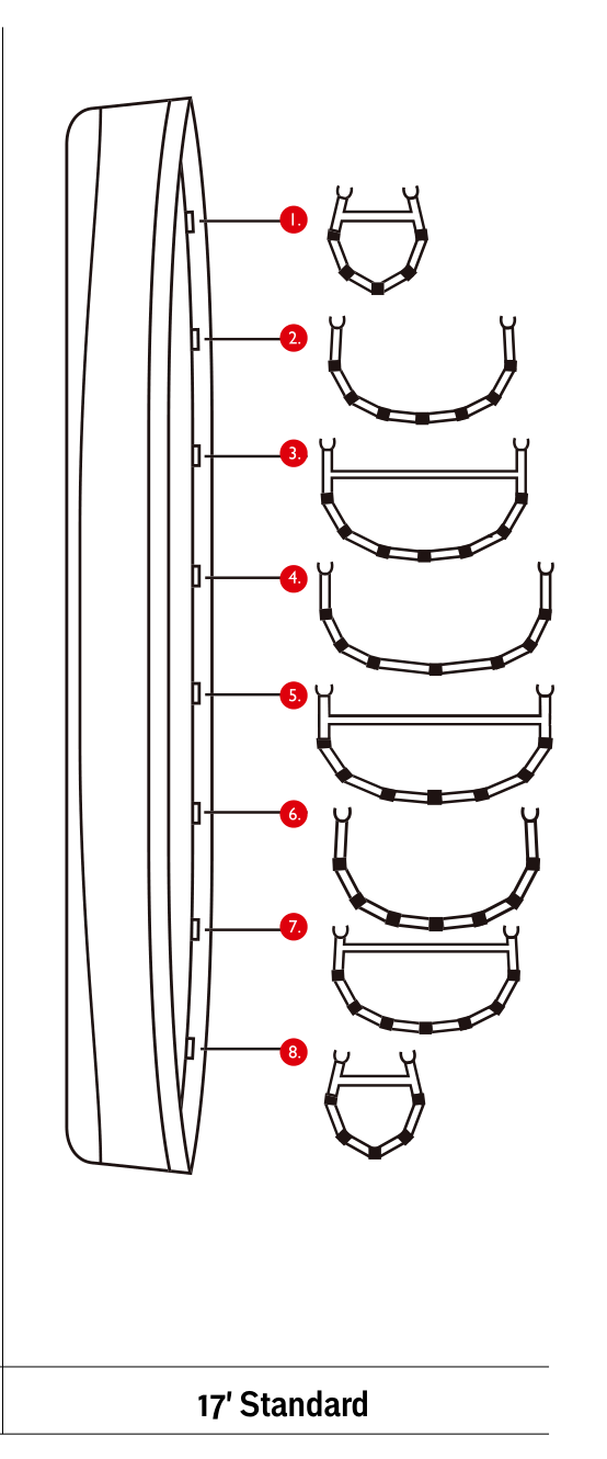 Ally 5-CrossRib TopBar 15,5/17/18,5 Aluminium