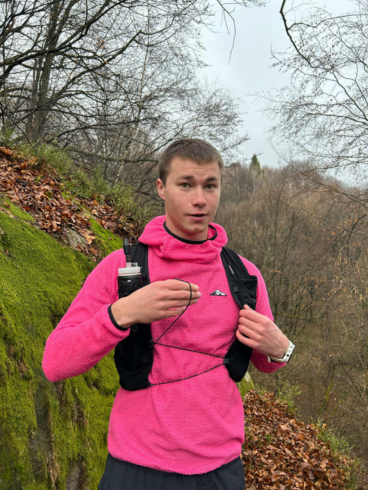 Travers Alpha Direct 90 Overlap Hoodie – Pink (1)