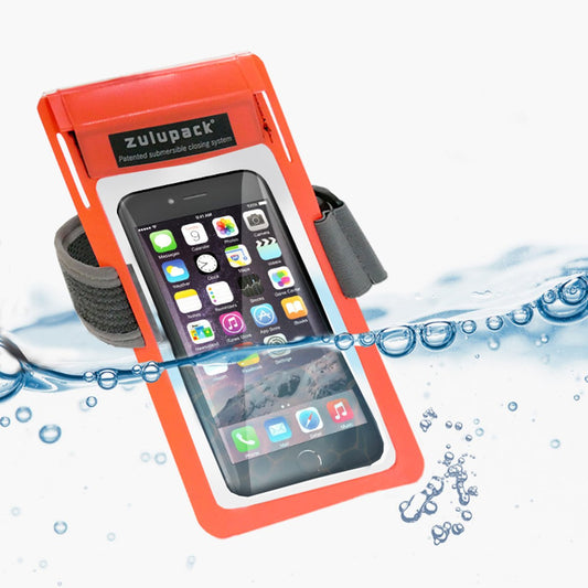 Zulupack Phone Pocket – Vandtæt mobiletui – Fluororange