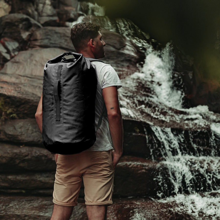 Zulupack Tube 45 – Vandtæt rygsæk 45 L – Sort